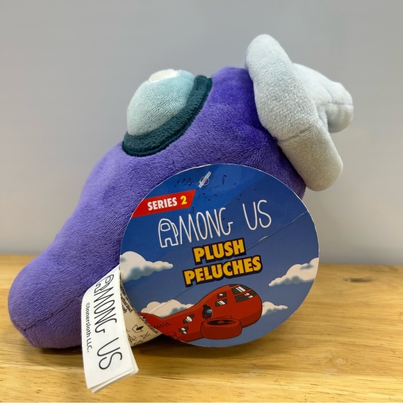 Among Us Imposter Plush Purple Sailor Crewmate 7” Stuffed Toikido New NWT - Picture 2 of 11